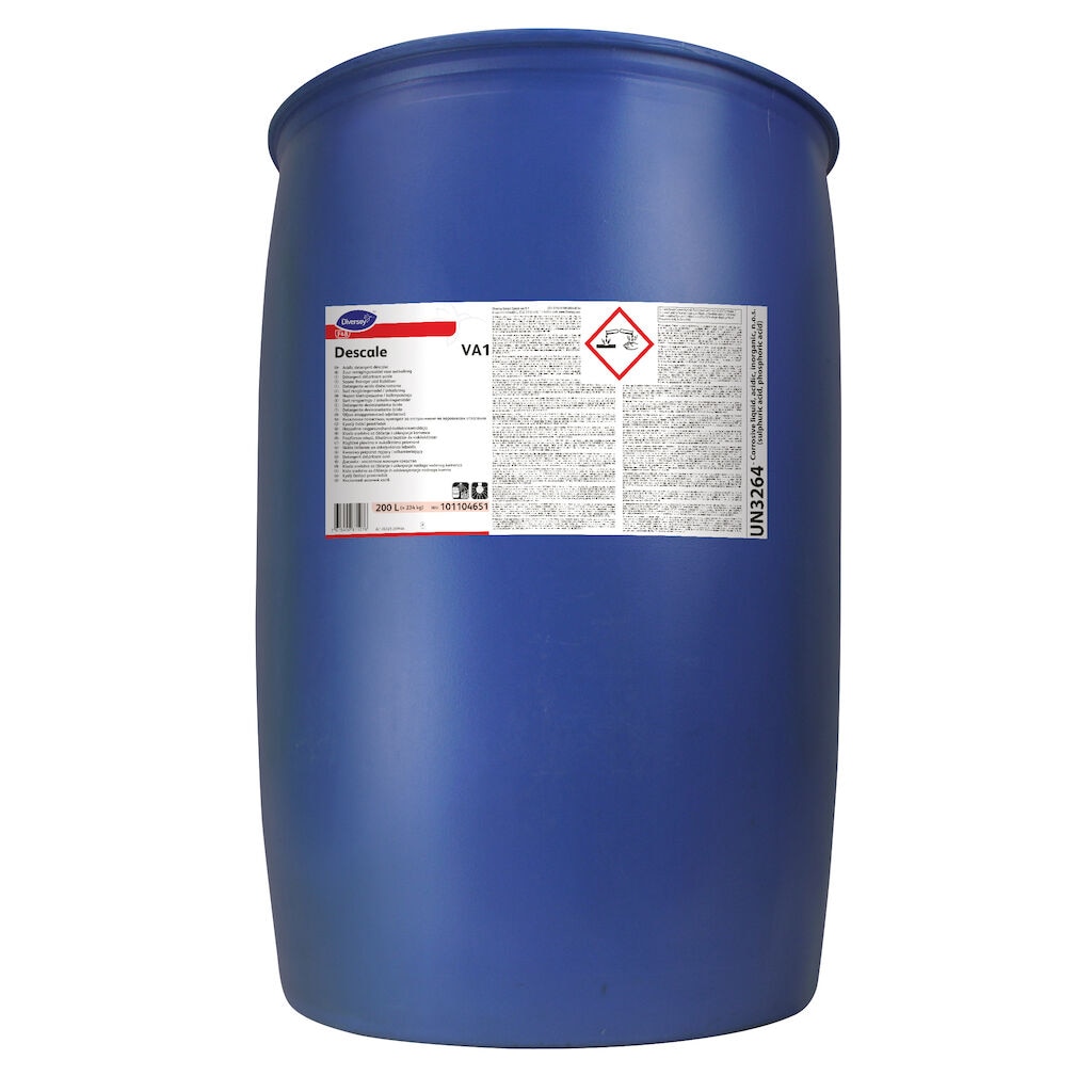 Descale VA1 1x200L - Acidic detergent descaler