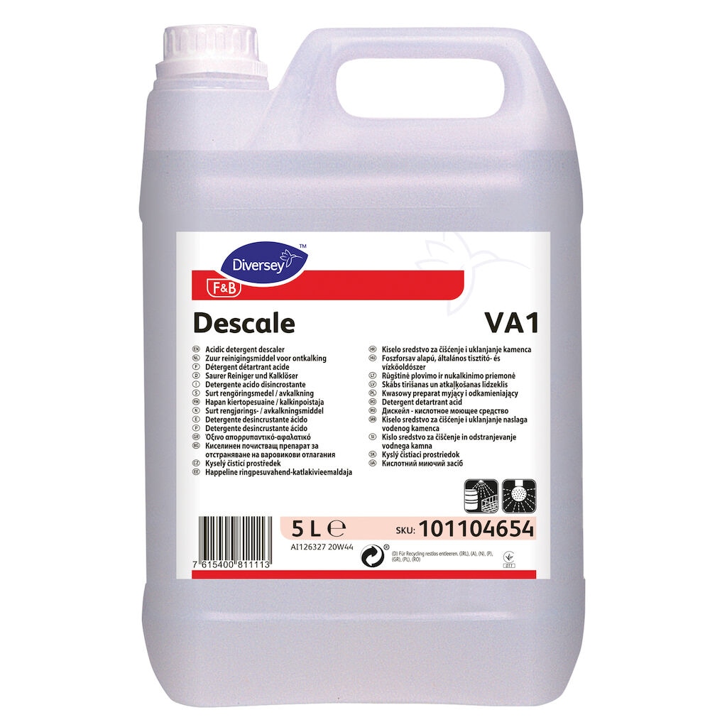 Descale VA1 2x5L - Acidic detergent descaler