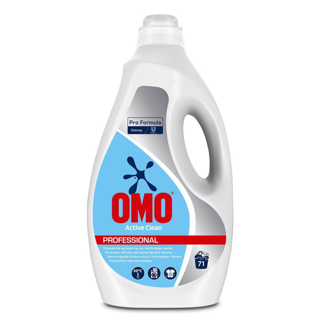 Omo Pro Formula Active Clean 2x5L - Diluted biological liquid detergent - 71 washes