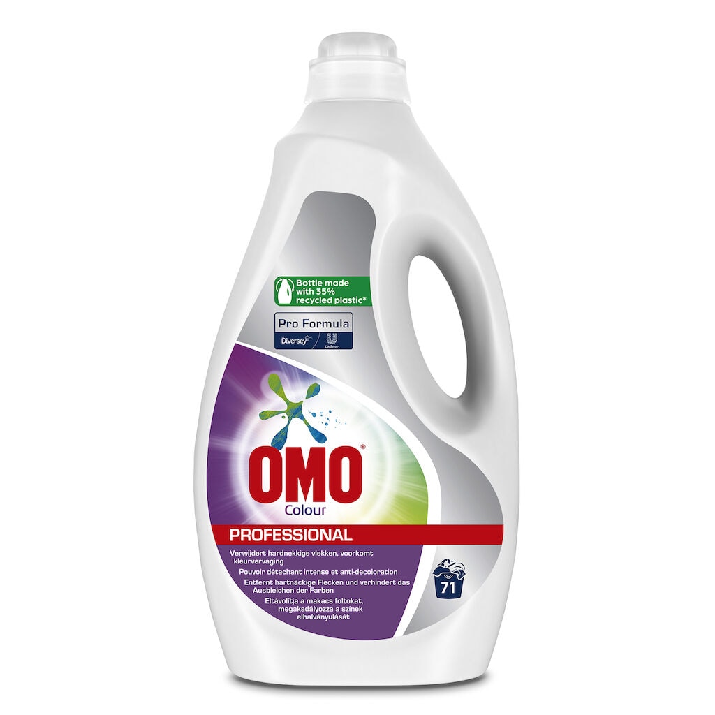 Omo Pro Formula Liquid Colour 2x5L - Liquid detergent for coloured fabrics - 71 washes
