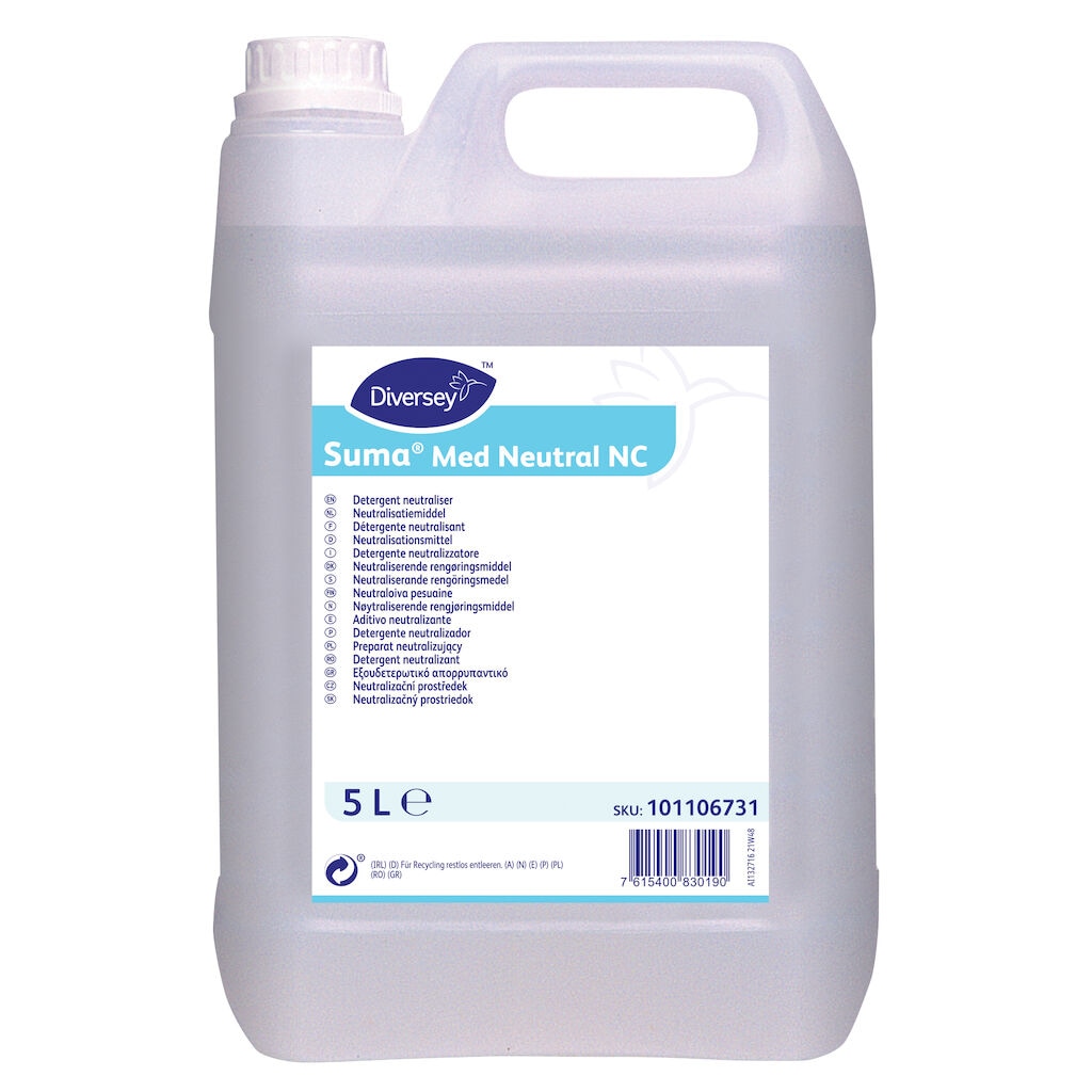Suma Med Neutral NC 2x5L - Neutralising rinse for laboratory equipment