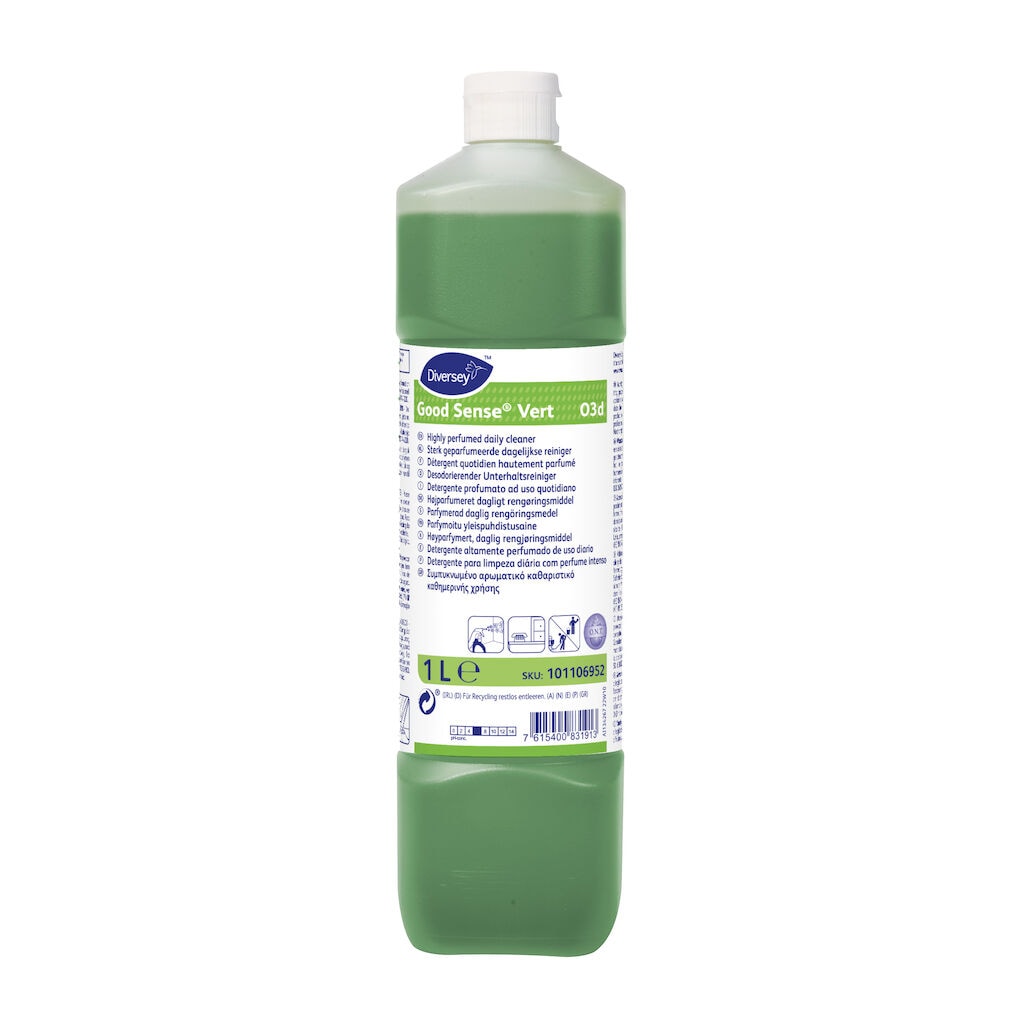 Good Sense Vert O3d 6x1L - Highly perfumed daily cleaner