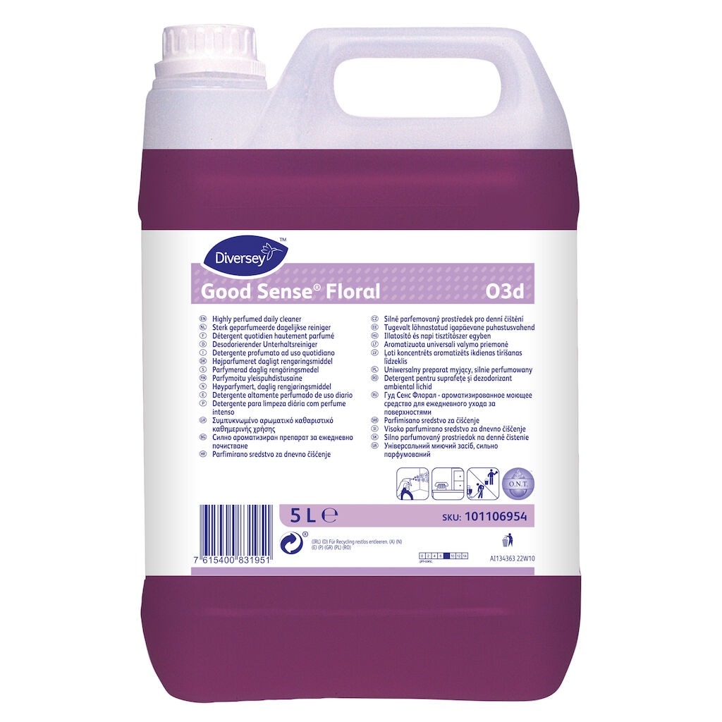 Good Sense Floral O3d 2x5L - Highly perfumed daily cleaner