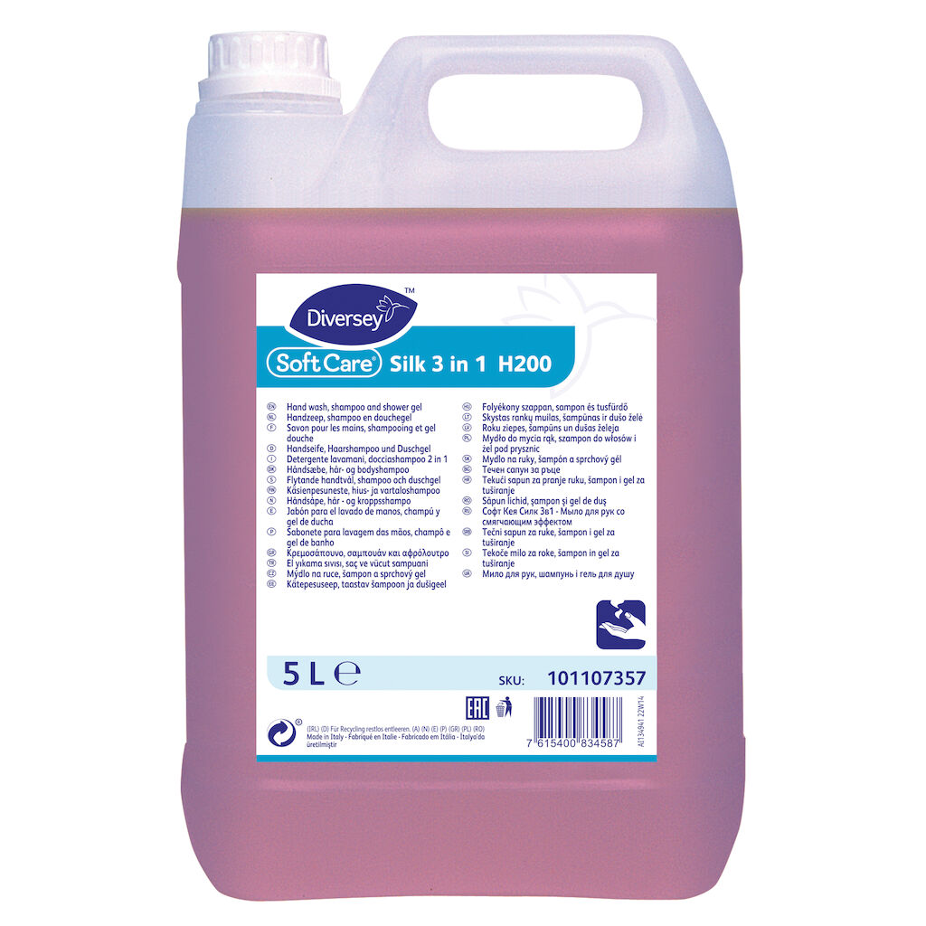 Soft Care Silk 3 in 1 H200 2x5L - Mild handwash
