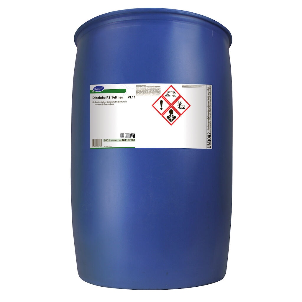 Dicolube RS 148 NEU VL11 1x200L - General purpose low foaming synthetic track treatment