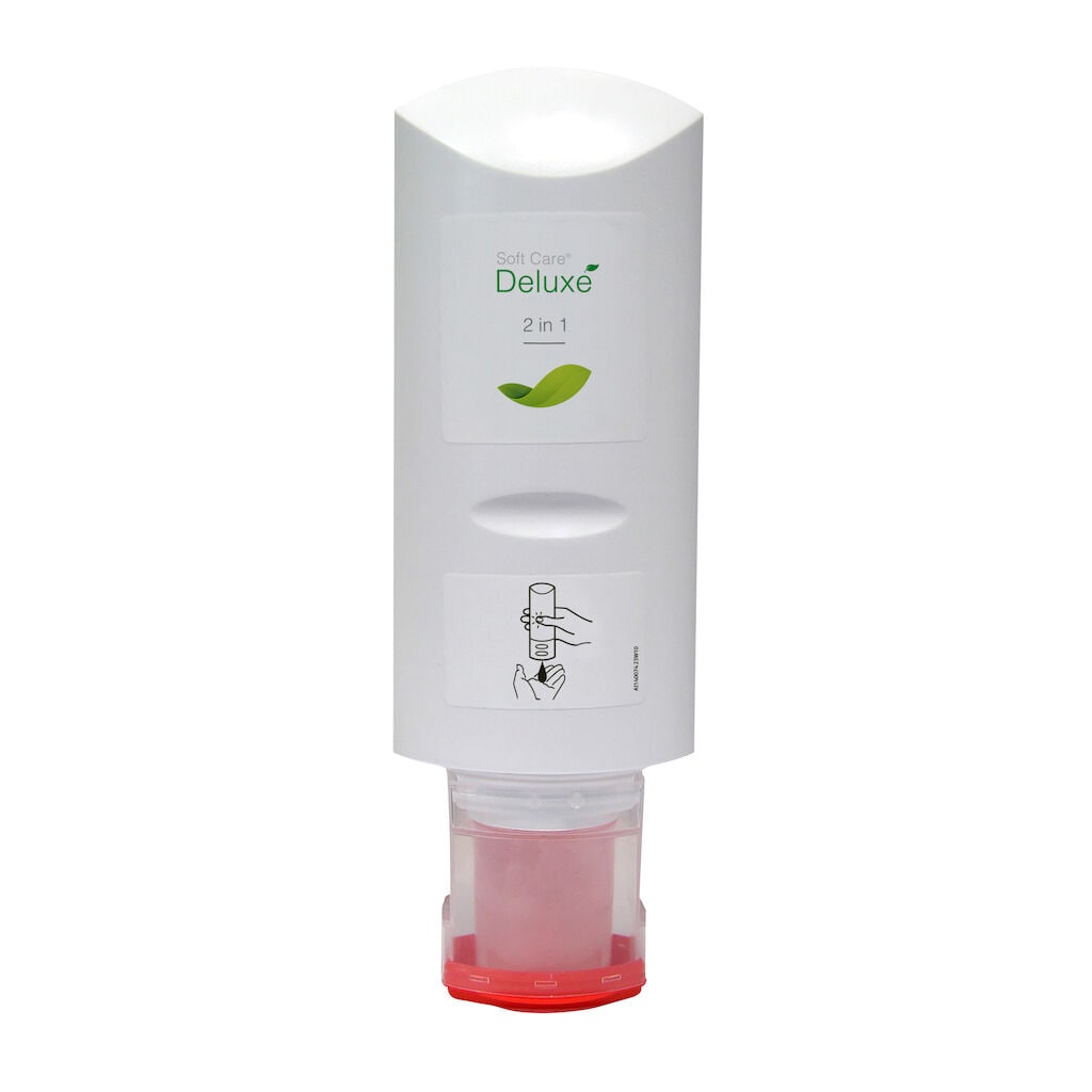Soft Care Deluxe 2 in 1 28x0.3L - Eco-certified, conditioning hand, hair and body wash