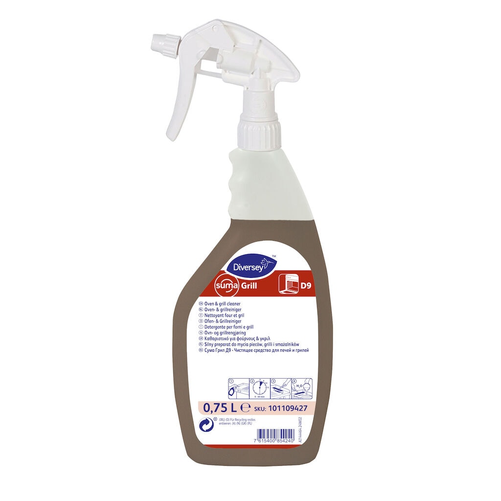 Suma Grill D9 6x0.75L - Heavy duty oven & grill cleaner