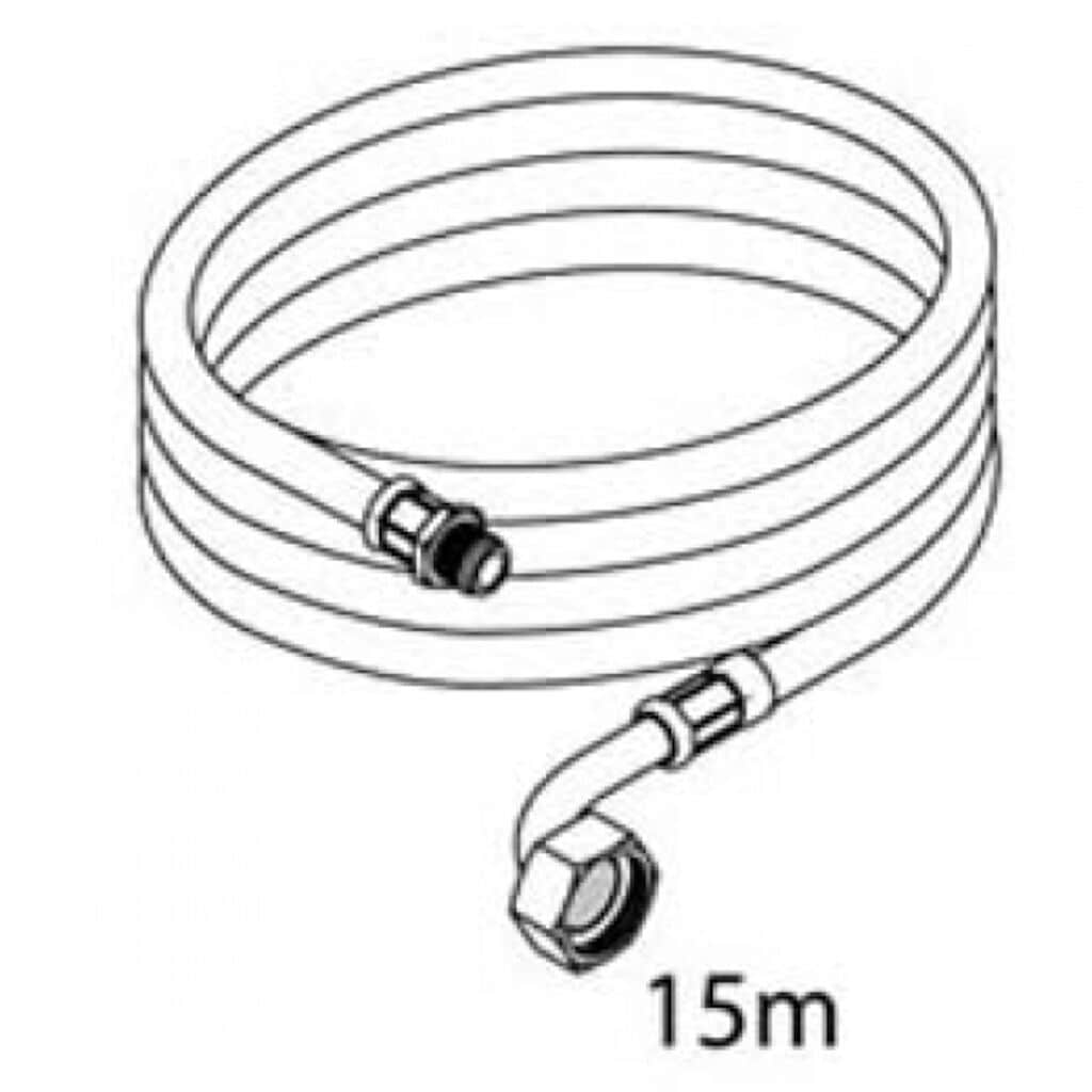Hose Blue 15m + Swivel Coupler 1x1pc - Blue