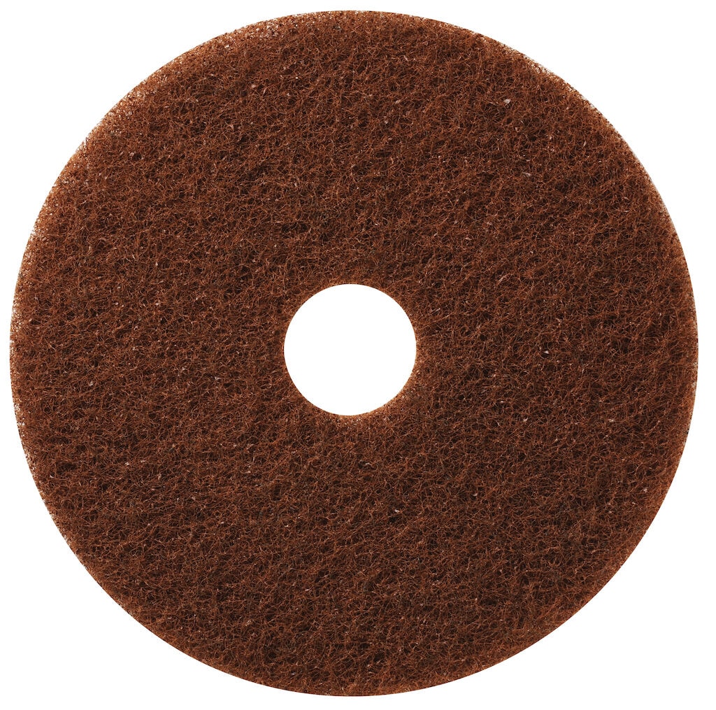 TASKI Americo Pad - Brown 5x - 16" / 41 cm - Brown - Aggressive stripping pad