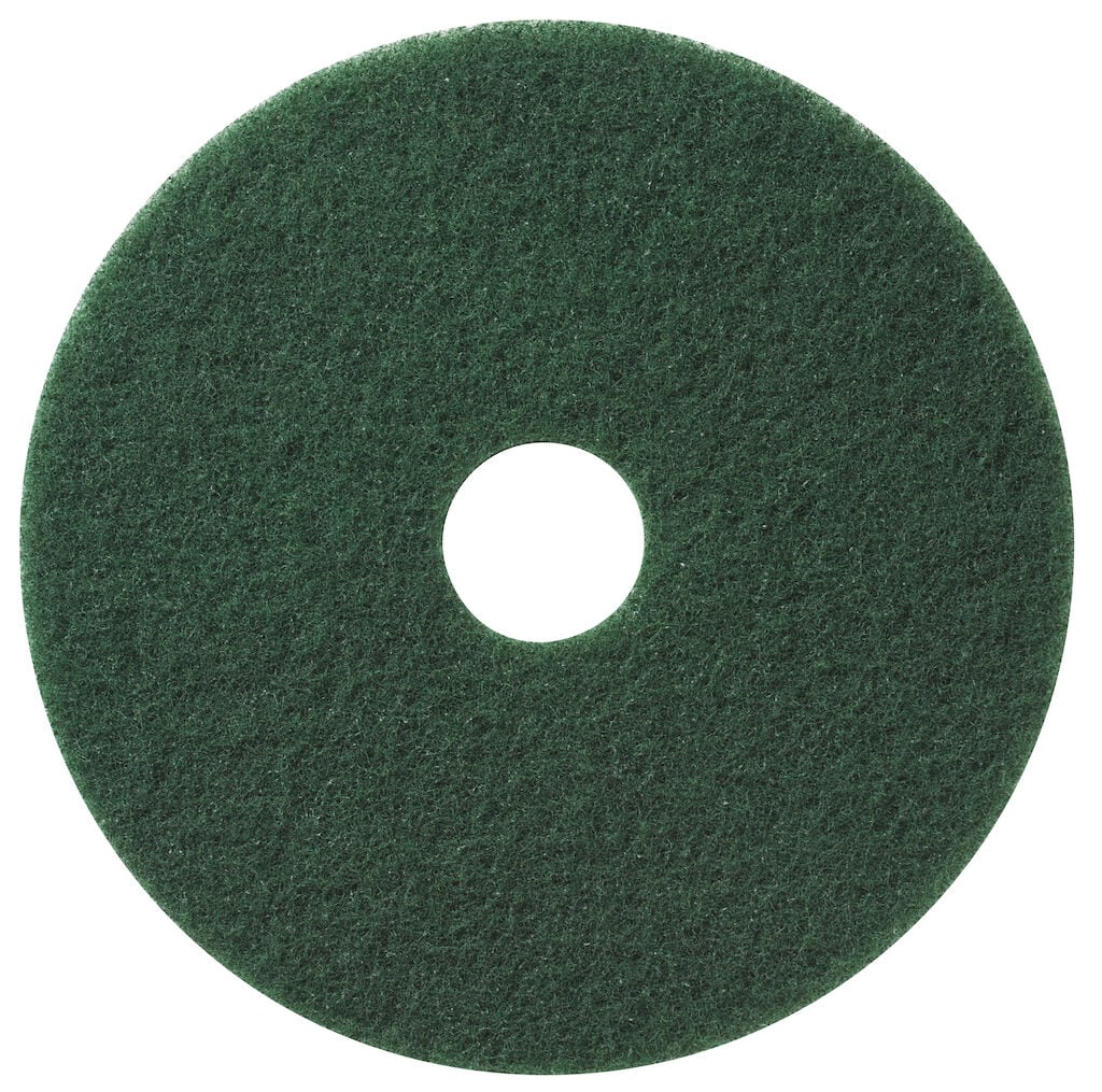 TASKI Americo Pad - Green 5x - 20" / 51 cm - Green - Scrub pad for deep wet scrubbing or light stripping