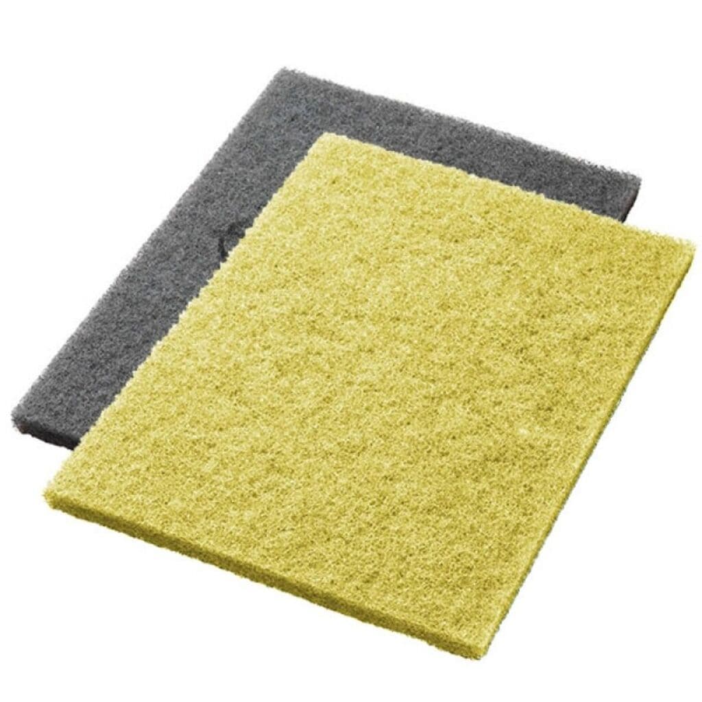 Twister Pad - Yellow 1x2x - 14x20" (36x51 cm) - Yellow - Diamond floor pad for use with scrubber driers and rotary machines