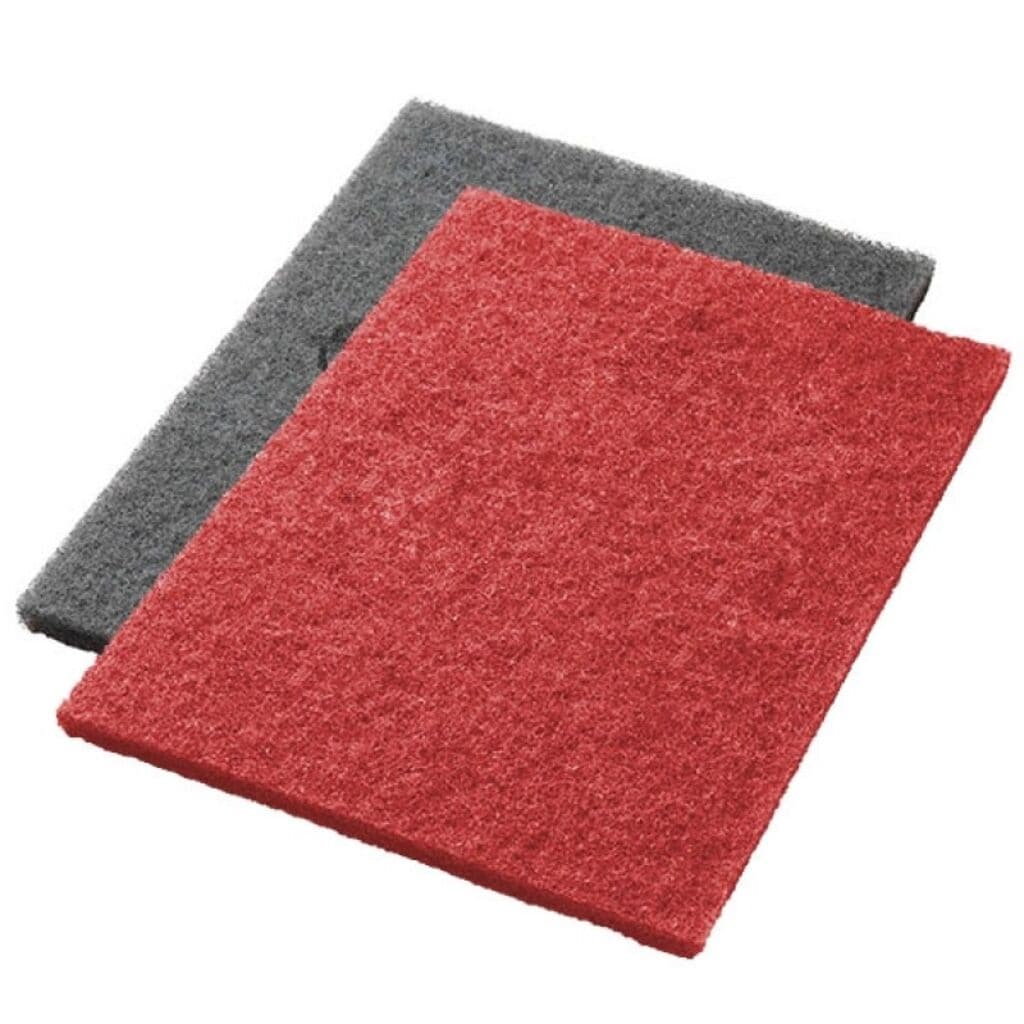 Twister Pad - Red 2x - 14x28" (36x71 cm) - Red - Diamond floor pad for use with scrubber driers and rotary machines