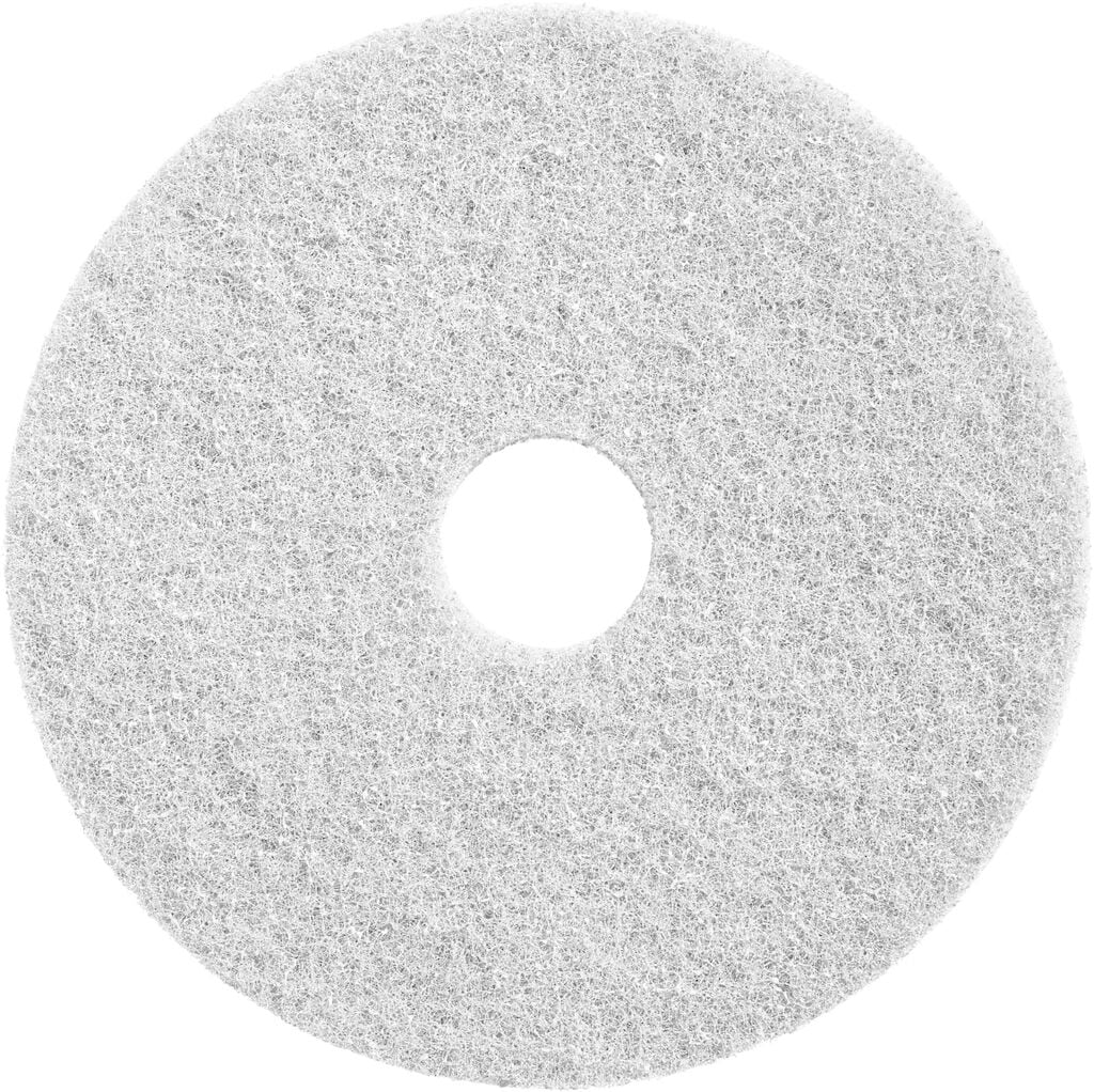 Twister Pad - White 2x - 6 3/4" / 17,5 cm - White - Diamond floor pad for the first phase of deep cleaning