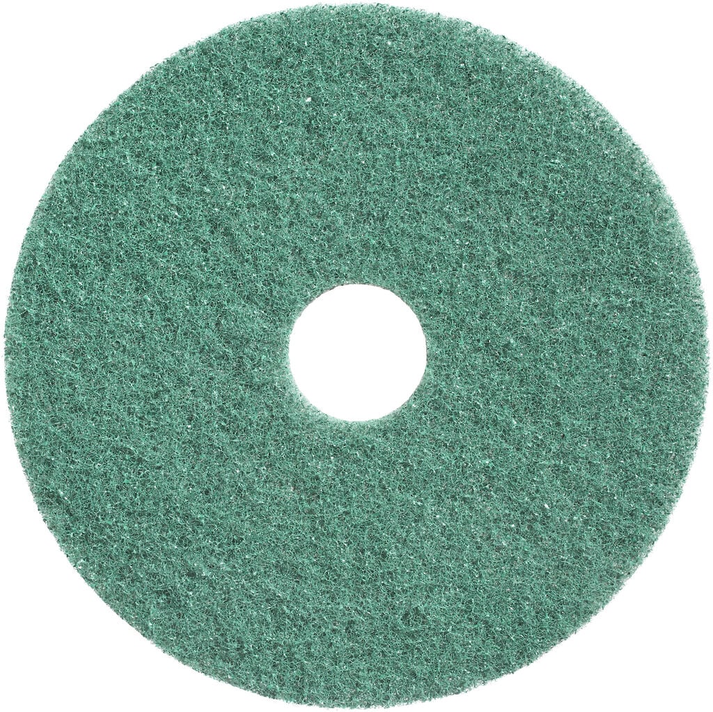 Twister Pad - Green 2x - 8.5" /  21,6 cm - Green - Diamond floor pad for daily cleaning