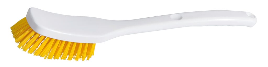 Short Handle Brush Medium 1x - 295 x 40 x 55 mm - Yellow