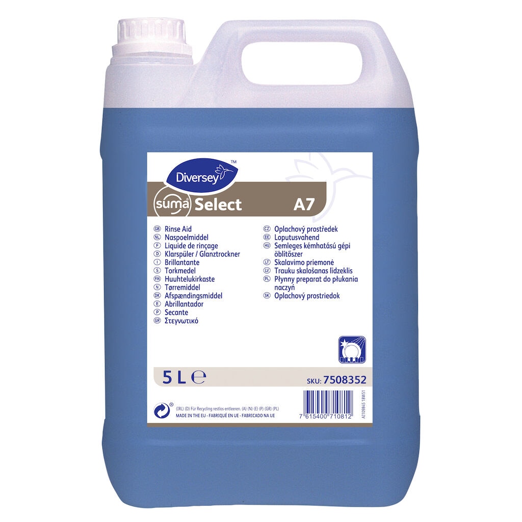 Suma Select A7 2x5L - Concentrated machine dishwash rinse aid