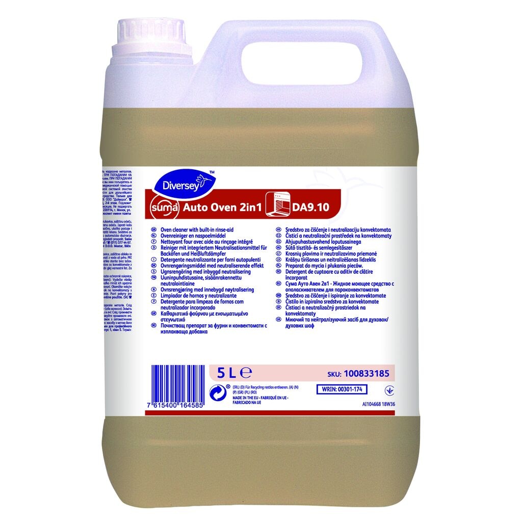 Suma Auto Oven 2in1 DA9.10 2x5L - Oven Cleaner and Rinse Aid for automatic cleaning of combi ovens