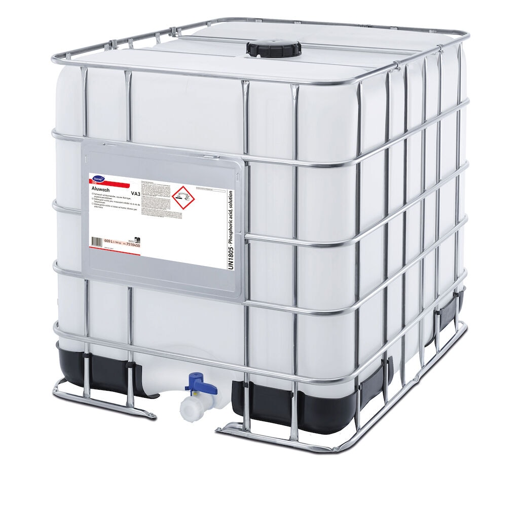 Aluwash VA3 1x600L - Aluminium safe low foaming acidic detergent
