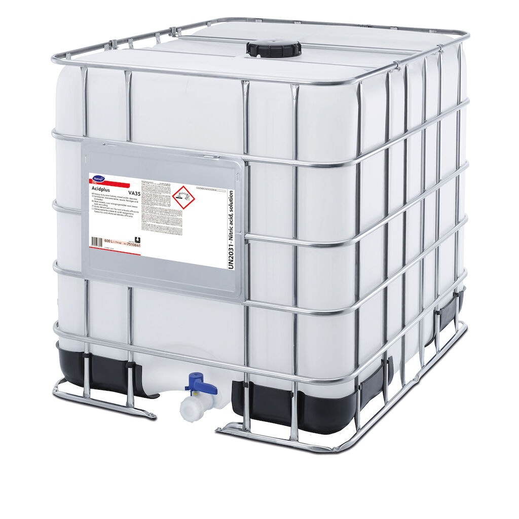 Acidplus VA35 1x600L - Heavy duty non-fuming mixed acidic descaler