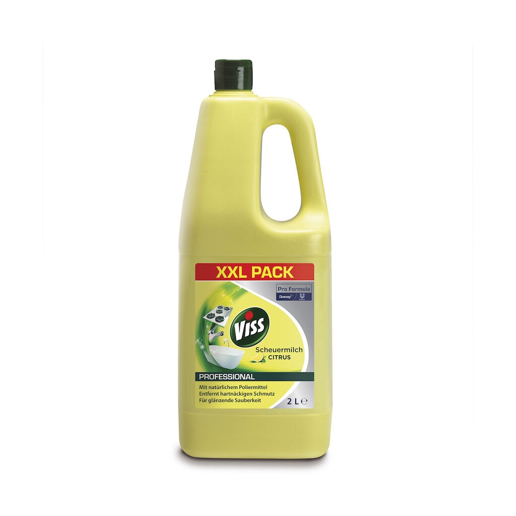 Viss Pro Formula Scheuermilch Citrus 6x2L - Cream cleaner with natural microparticles