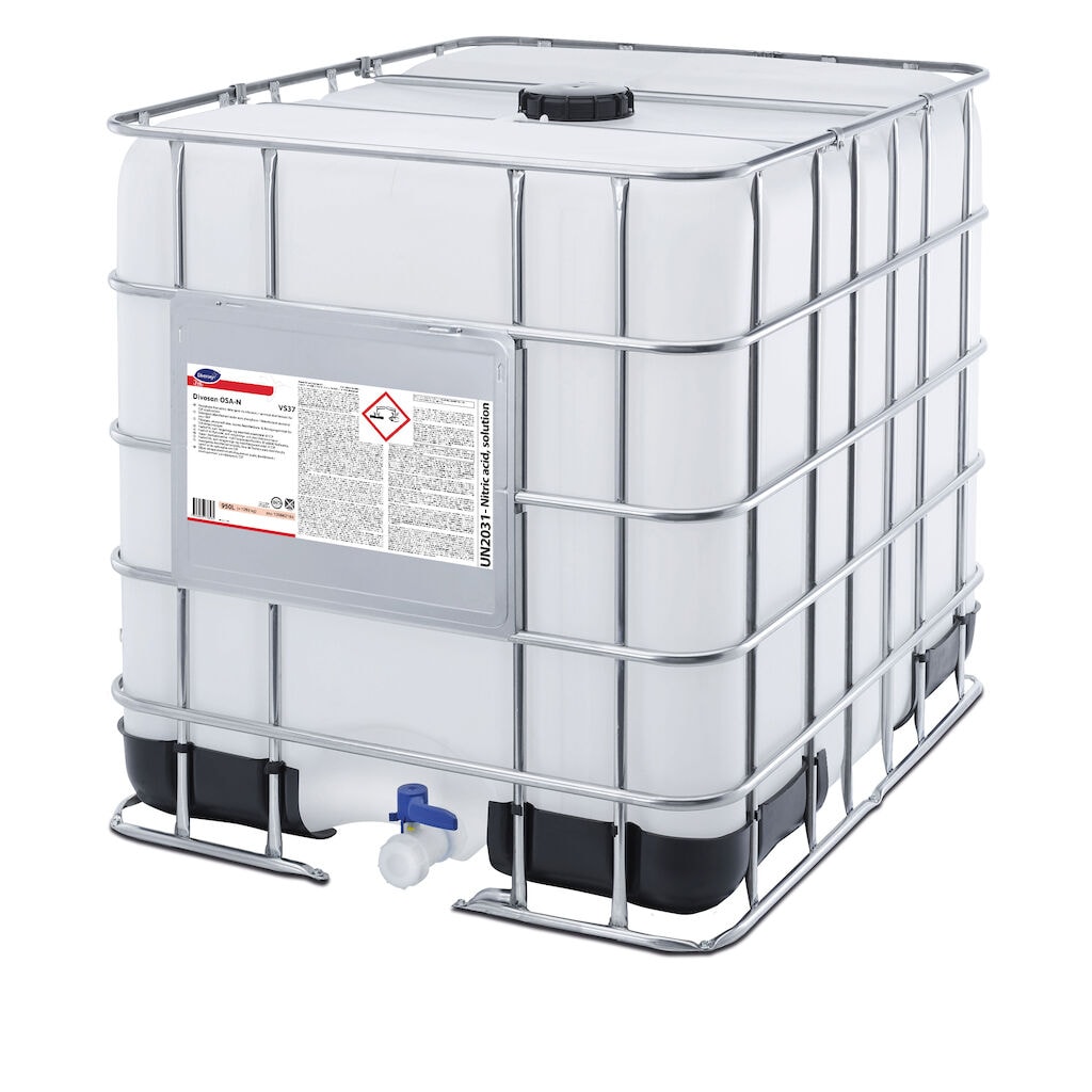 Divosan OSA-N VS37 1x950L - Phosphate free acidic detergent disinfectant/ terminal disinfectant for CIP applications