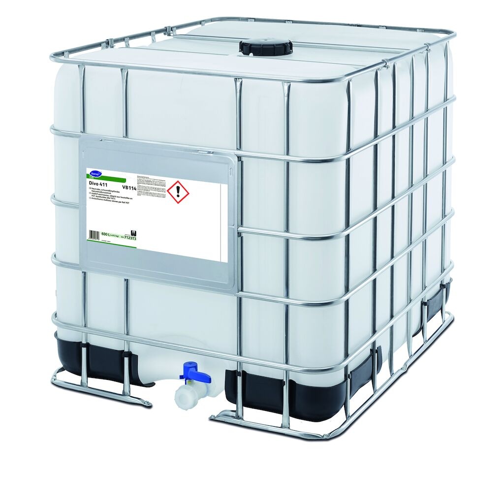 Divo 411 VB114 1x600L - General purpose defoamer suitable for Ref PET
