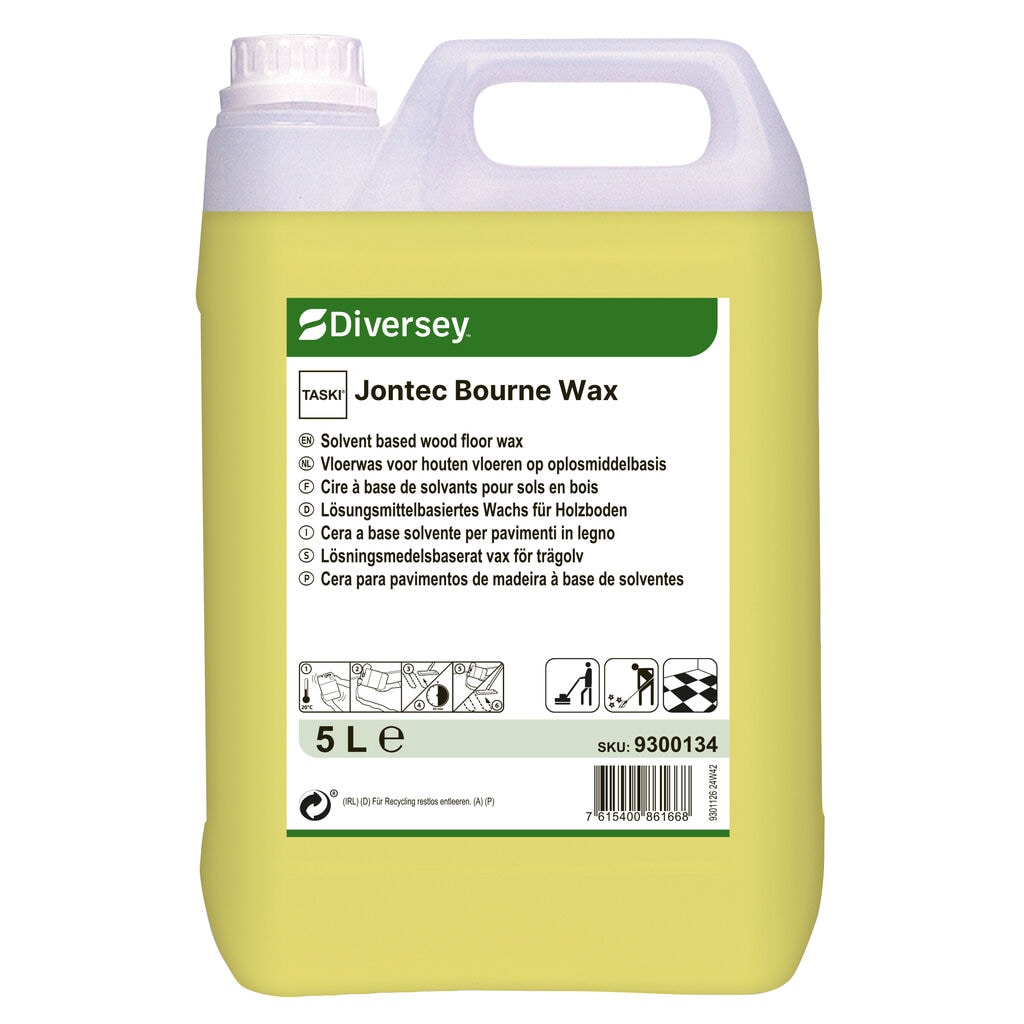 TASKI Jontec Bourne Wax 2x5L - Solvent-based wood floor wax